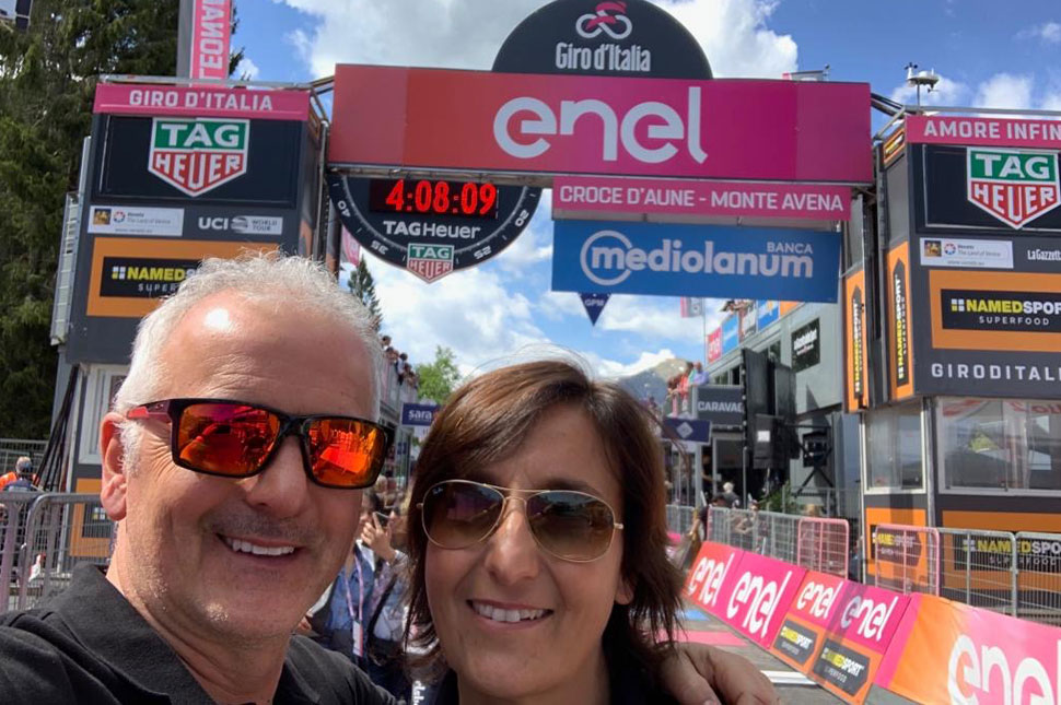 ARRIVO GIRO D'ITALIA MONTE AVENA 2019